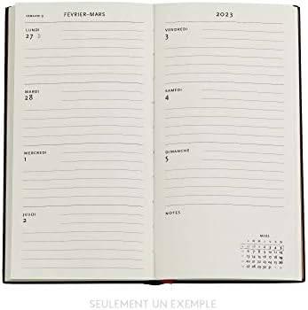 Детайли за дневник Van Gogh Iris 12 месеца 2023 | Странично | Delgado (95 × 180 мм)
