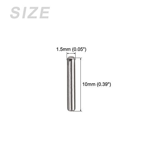 Дюбел METALLIXITY (1,5x10 mm) 10 бр., 304 Подпорни Колчета за рафтове от неръждаема Стомана, Елементи за Закрепване