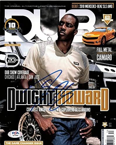 Дуайт Хауърд подписа снимка 8x10 PSA / DNA с автограф на Атланта Хоукс - Снимки на НБА с автограф