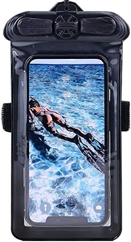 Калъф за телефон Vaxson Черно, Съвместим с водоустойчив калъф Oppo K9s 5G Dry Bag [Без защитно фолио за екрана]