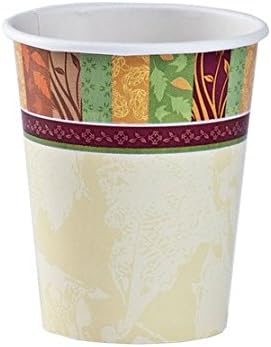 Хартиена чаша за топли и студени партита Fall Expressions - 9 грама | Многоцветен | Опаковка от 24 броя