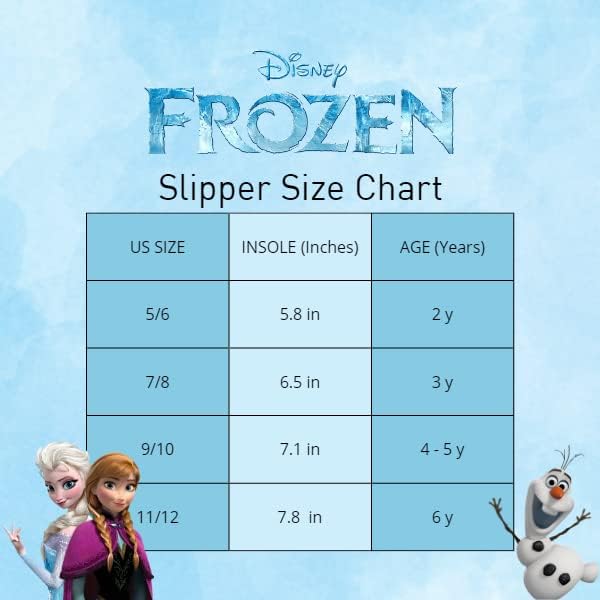 Чехли за момичета Disney Frozen 2 Елза и Анна - Плюшени Леки Топли Удобни Меки Домашни пантофи Emy (За деца)