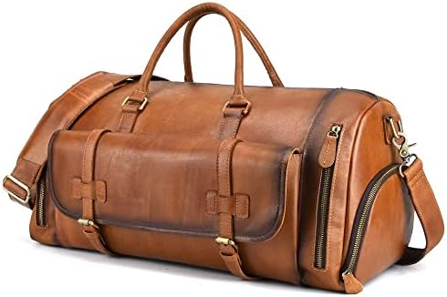 BZLSFHZ Мъжка чанта В стил Ретро, Пътна чанта, Багажная чанта с Голям капацитет, Цветен мъжка чанта с размер
