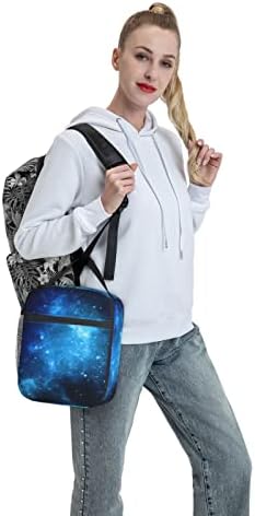 Norchzi Galaxy Обяд-Бокс Изолиран Чанта За Хранене Galaxy Обяд-Бокс Контейнер за Хранителни Продукти Неща, Декор,