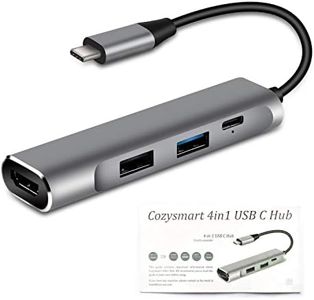 Хъб Cozysmart C USB Адаптер USB Type C 3.1 / Thunderbolt 3 до 4K, HDMI, порт USB-C за многопортового HDMI /