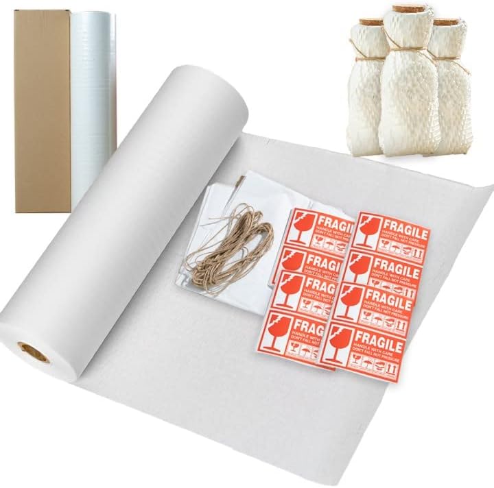 Опаковъчна хартия с размери 15 x 165 сантиметра под формата на сот, Защитен слой за транспортиране на продукти