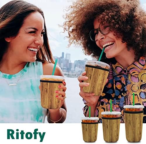 Ritofy 3 опаковки за еднократно дюзи за кафе с лед - Дюза за чаши с лед, топли напитки, чай и много други -