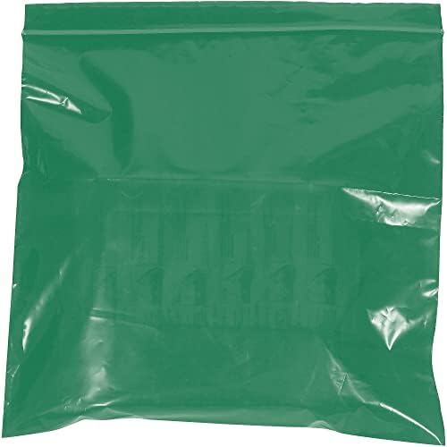 Партньори на опаковката 9 x 12-2 Mils Зелени Повторно Закрываемых найлонови торбички
