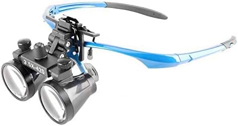 EustomA 2.5 X/3.5 X Бинокулярна Лупа Хирургически Очила с клипс за лупи в стил DY-101 (2.5 X)
