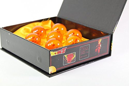 Нови Подбрани топки, изработени от кристал среден размер 7 Звездички - 7 бр. в кутия за Подарък (43 мм)
