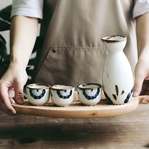 Hemoton Китайски Порцеланови Чаши Чай 2 елемента Чаши за Саке Японски Керамични Чаени Чаши, Порцеланови Китайските