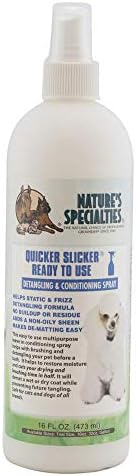 Набор от средства за грижи Paw Brothers и Nature's Specialties Conditioning Spray Пакет - Плоска четка за Поръсване