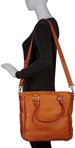 Чанта за носене от естествена кожа Piel-Универсална чанта през рамо, Черна, Един размер