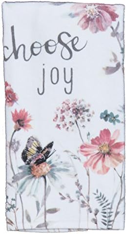 Махровое Кърпа Кей Ди Designs R4100 Ръчно изработени Choose Joy