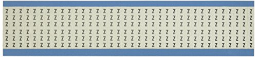 Ацетатная Салфетка Брейди HH-Z-РК (B-12), Черно на бяло, Плътни Букви, Жично Маркер, Картичка (25 картички)