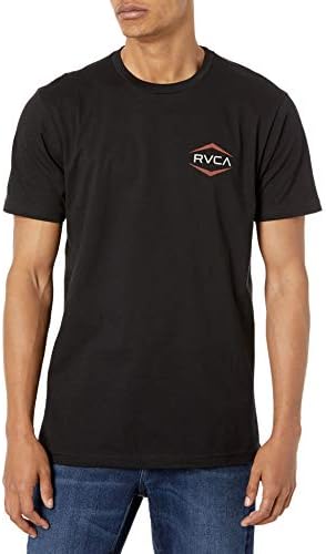 Мъжки t-shirt RVCA с Графичен Кръгло деколте и Къс Ръкав