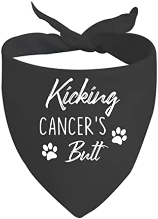 JXGZSO 1 бр. Кърпа за подкрепа на домашни любимци От рак, Яка, Кърпа за кучета от рак (черна Забрадка от рак)