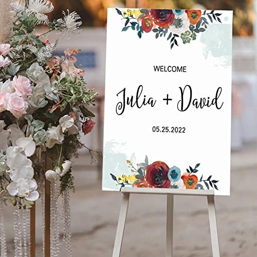 Сватбени добре дошли Знаци Добре дошли на Сватба Персонализирани Името на Романтична Дървена Добре дошли Знак