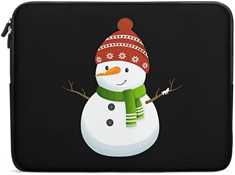 Коледен Снежен човек Калъф За Лаптоп Защитен Калъф За Лаптоп Чанта Портфейл Калъф за Носене за Мъже Жени 17